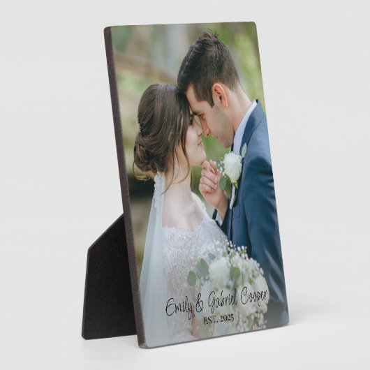 Bindende Pas getrouwd Foto Acryllic Fotoplaat (Zijkant)