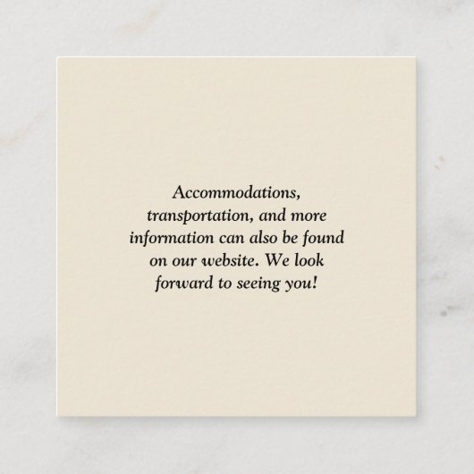 Bindende QR-code beige Informatiekaartje (Achterkant)