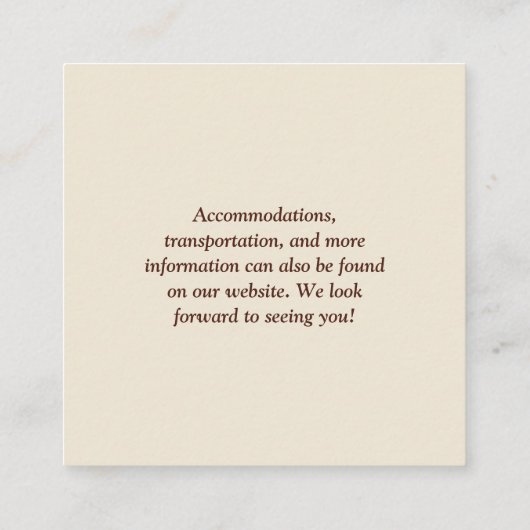 Bindende QR-code beige Informatiekaartje (Achterkant)