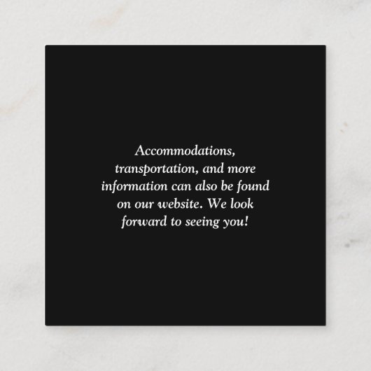 Bindende QR-code zwart en wit Informatiekaartje (Achterkant)