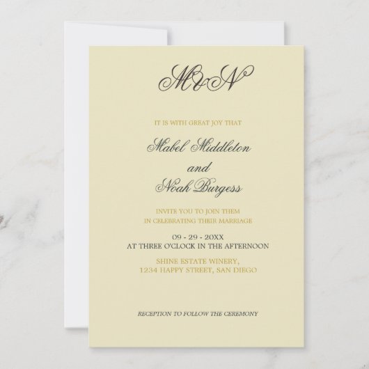 Bindende Romantische foto Neutrale Kleur Kaart (Voorkant)