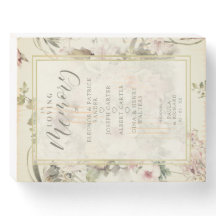 Bindende Romantische Memorial Table Vintage Floral
