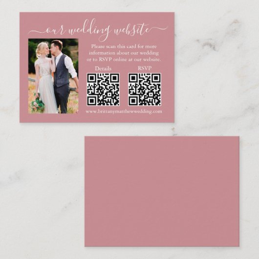 Bindende RSVP - Details Foto 2 QR Dusty Roos Informatiekaartje
