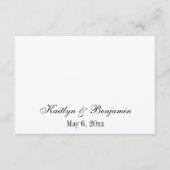 Bindende RSVP Online Eenvoudig elegant Kraft Paper Informatiekaartje (Achterkant)