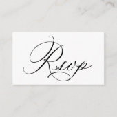 Bindende RSVP QR Code Response Kaart (Voorkant)