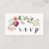 Bindende RSVP QR Code Response Kaart (Voorkant)