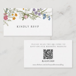 Bindende RSVP QR Code Response Kaart