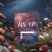 Bindende RSVP Reply Galaxy Nebula Constellations