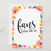 Bindende ventilatorkalligrafie Betaalbare Floral S (Voorkant)