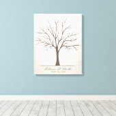 Bindende vingerafdrukstructuur - bijtend canvas afdruk (Insitu (Houten vloer))