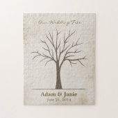 Bindende vingerafdrukstructuur - Puzzle Legpuzzel (Verticaal)