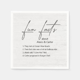 Bindende vlindervloed op gewitwasd hout servet