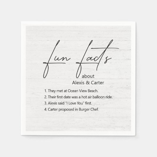 Bindende vlindervloed op gewitwasd hout servet (Voorkant)