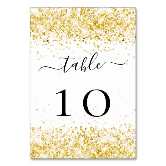 Bindende witte goudstof kaart (Achterkant)