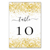 Bindende witte goudstof kaart (Voorkant)