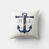 Bindende zeescheepvaart - monogram voor anker kussen (Voorkant)