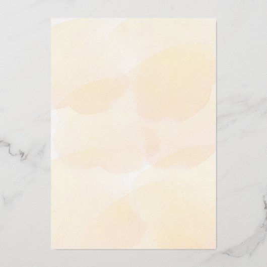 Bindende zonnebloemen Eucalyptus Gold rustic Folie Uitnodiging (Achterkant)