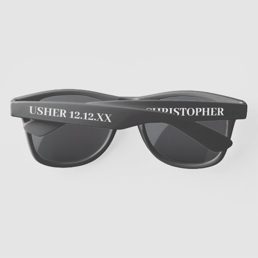 Bindende zonnebril voor Usher (Achterkant)