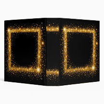 Binder Goud Zwart Zakelijk, Luxe Moderne Elegantie