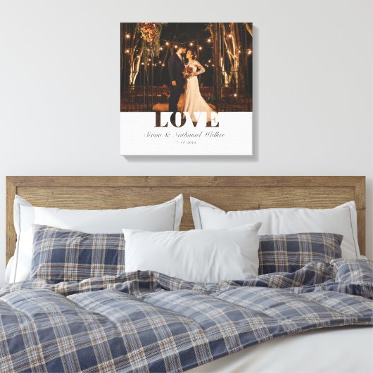 Bindfoto Passen getrouwd Keepascanvas Afdrukken (Insitu (Slaapkamer))