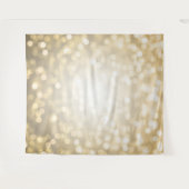 Bindfotoachtergrond Gold Bokeh Lights Wandkleed (Voorkant (horizontaal))