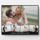 Bindfotocollage met Zigzag Afbeelding Strip Fotoplaat (Voorkant)