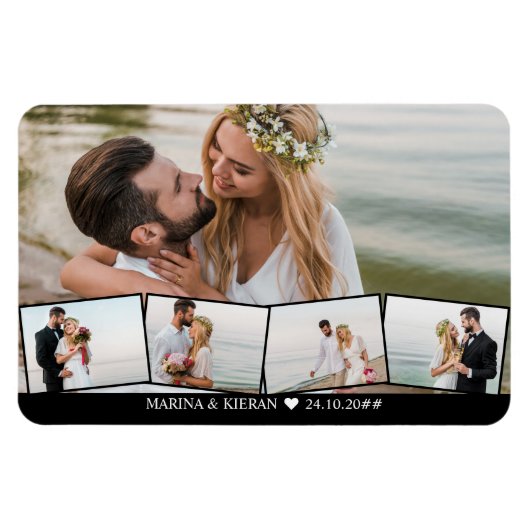 Bindfotocollage Zigzag Fotogreep Magneet (Horizontaal)