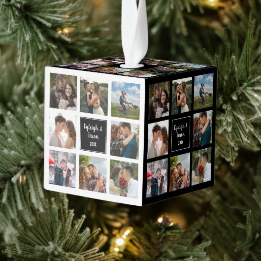 Bindfotocollage zwart-witte kubus ormense decoratie (Boom)
