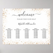 Bindglitter met witte goudglitter poster (Voorkant)