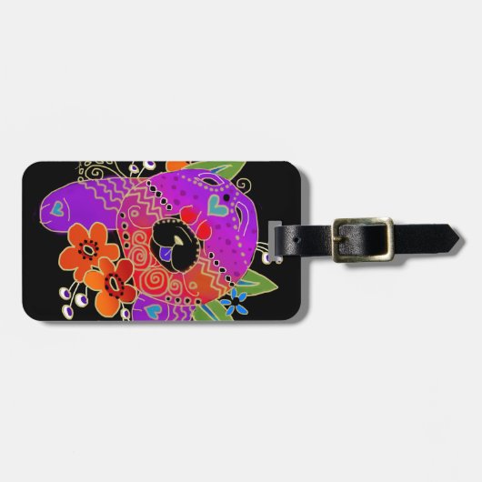 BINDI chow-bagagelabel Bagagelabel (Voorkant horizontaal)