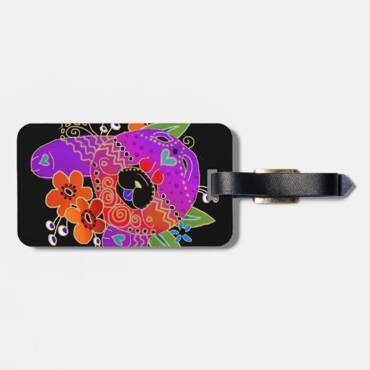 BINDI chow-bagagelabel Bagagelabel (Achterkant horizontaal)