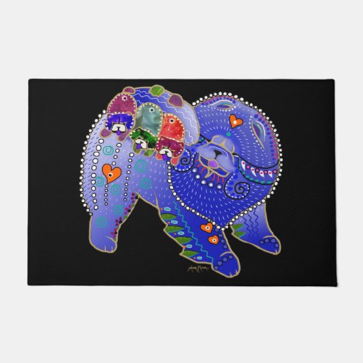 BINDI CHOW FAMILIE - DEURMAT kies maat (Voorkant)