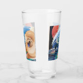 BINDI CHOWABUNGA 16 oz glas-design voor & achter Glas (Rechts)