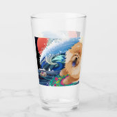 BINDI CHOWABUNGA 16 oz glas-design voor & achter Glas (Voorkant)