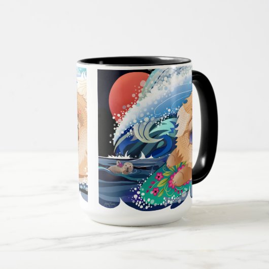 BINDI CHOWABUNGA - Chow drinkware - stijlen kiezen Mok (Voorkant rechts)