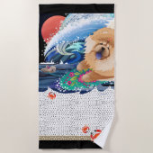 BINDI CHOWABUNGA - Chow lg strandlaken (Voorkant)