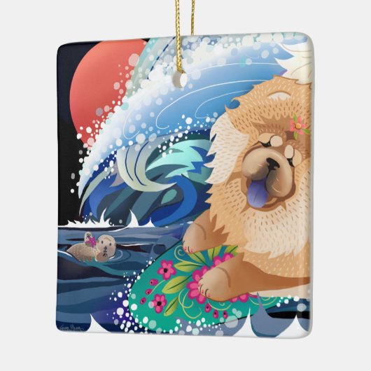 BINDI CHOWABUNGA Chow-Ornament Keramisch Ornament (Links)