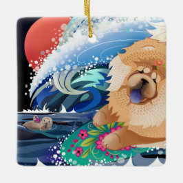 BINDI CHOWABUNGA Chow-Ornament Keramisch Ornament