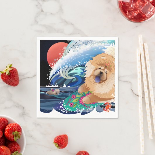 BINDI CHOWABUNGA - Chow papieren servetten (Insitu)