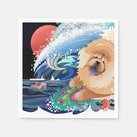 BINDI CHOWABUNGA - Chow papieren servetten (Voorkant)