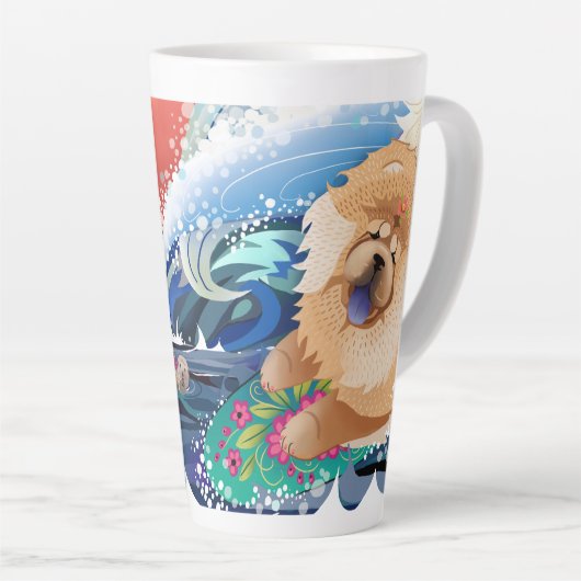 BINDI CHOWABUNGA met tekstlatte mok (Rechterhoek)