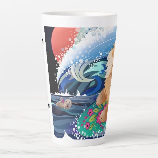 BINDI CHOWABUNGA met tekstlatte mok (Voorkant)