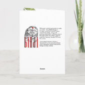 BINDI CHOWLIDAY-kaarten Kaart (Achterkant)