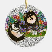 BINDI FINNISH LAPPHUND ORNAMENT (Voorkant)