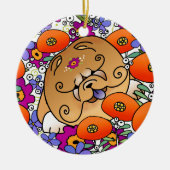 BINDI FLOWER POWER Chow - Ornament (Voorkant)