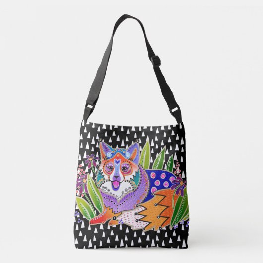 BINDI FOX-kruislichaamzak of -canvas tas (Achterkant)