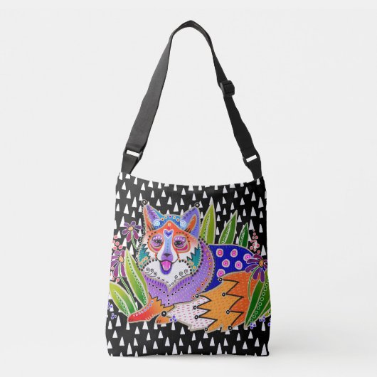 BINDI FOX-kruislichaamzak of -canvas tas (Voorkant)