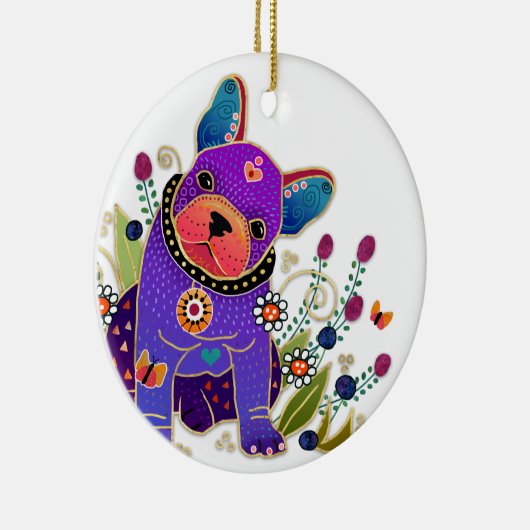 BINDI FRENCHIE bulldog ornament (Rechts)