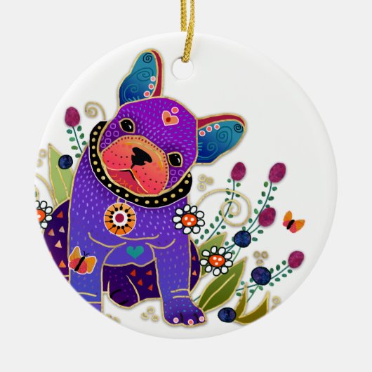 BINDI FRENCHIE bulldog ornament (Voorkant)