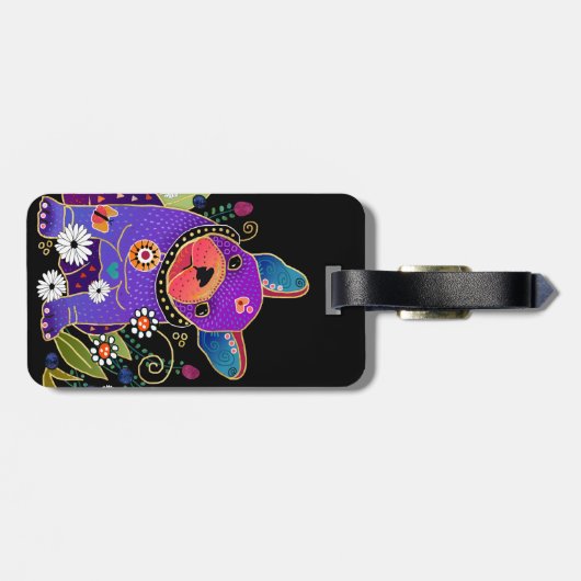 BINDI FRENCHIE - Frans bagagelabel van Bulldog (Achterkant horizontaal)